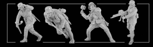1/35 Alman İmparatorluk Askerleri 4 Adet Figür Maketi, Meng HS010 - Görsel 2