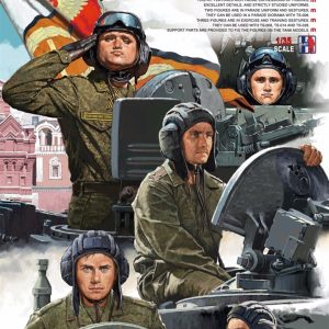 1/35 Rus Tank Mürettebatları 4 Adet Figür Maketi, Meng HS007