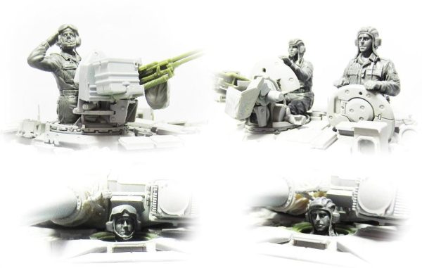 1/35 Rus Tank Mürettebatları 4 Adet Figür Maketi, Meng HS007 - Görsel 2