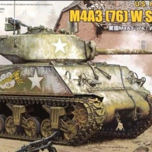 1/35 Amerikan M4A3(76) Sherman Tank Maketi, Meng TS043