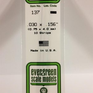 0 75*4 00*355 Mm Köşeli Çubuk-10 Adet -Beyaz, Evergreen 137