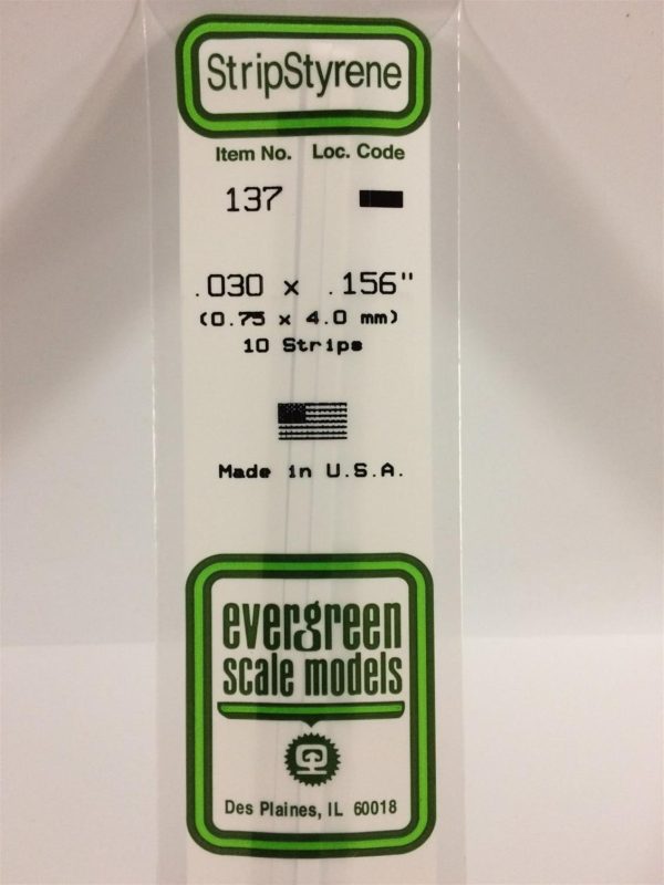 0 75*4 00*355 Mm Köşeli Çubuk-10 Adet -Beyaz, Evergreen 137