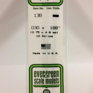 0 75*4 80*355 Mm Köşeli Çubuk-10 Adet -Beyaz, Evergreen 138