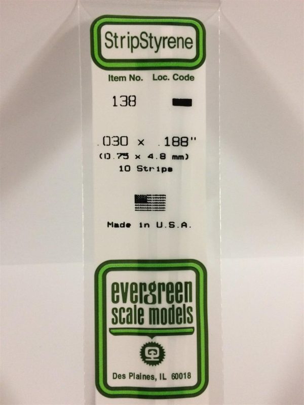 0 75*4 80*355 Mm Köşeli Çubuk-10 Adet -Beyaz, Evergreen 138