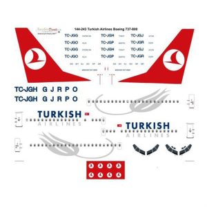 1/144 Thy Boeıng 737-800 Decal-Lale Ambleml-144243