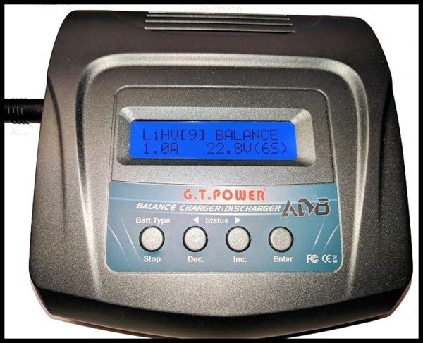 AD8 Çok Amaçlı Şarj Aleti Giriş:220 Volt/ DC18Volt, GT Power 147