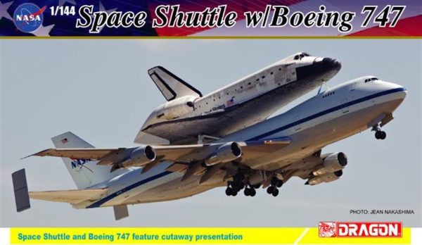 1/144 Space Shuttle W/747-100Sca Maketi, Dragon 14705