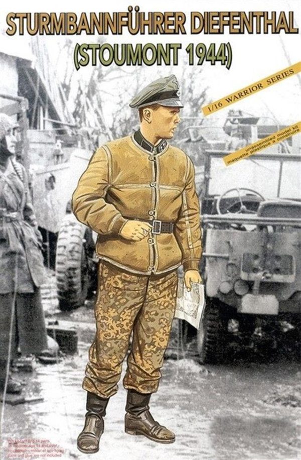 1/16 Sturmbannfuhrer Stoumont 1944 Maketi, Dragon 1622