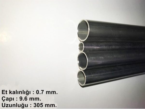 Paslanmaz Çelik Yuvarlak Boru -07 Mm. Çeper, K&S 17119