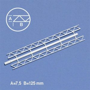 Metal Konstrüksüyon Kiriş -Beyaz -750X125, Schulcz 1712107