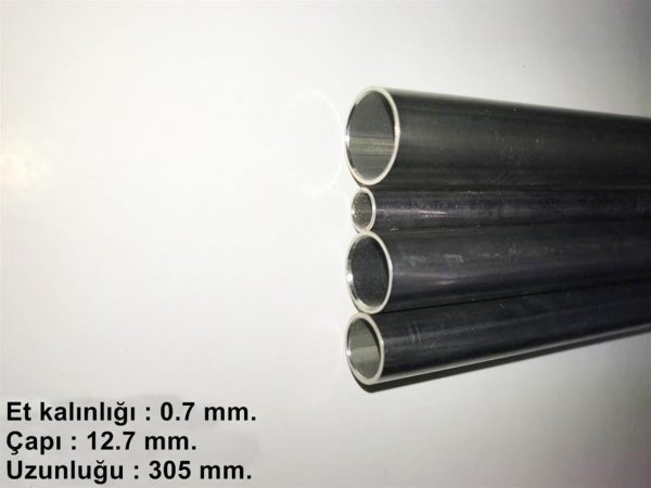 Paslanmaz Çelik Yuvarlak Boru -07 Mm. Çeper, K&S 17123