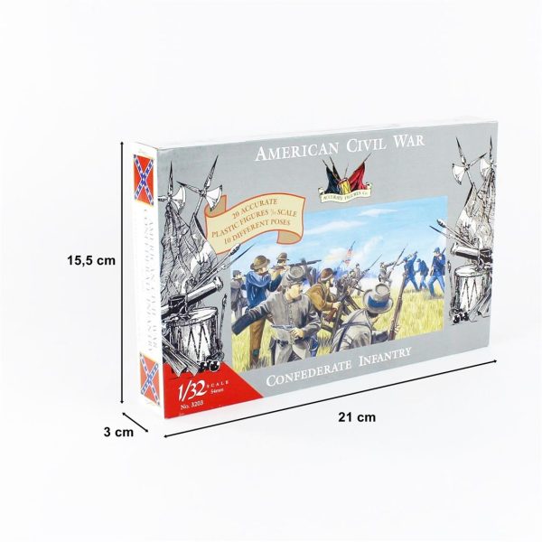 1/72 Amerikan Konfederasyon Askerleri, Imex 3203 - Görsel 3