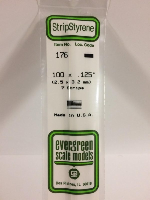 2 5*3 20*355 Mm Köşeli Çubuk-7 Adet -Beyaz, Evergreen 176
