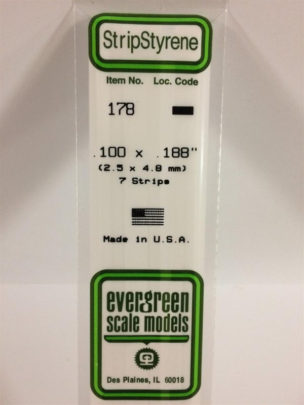 2 5*4 80*355 Mm Köşeli Çubuk-7 Adet -Beyaz, Evergreen 178