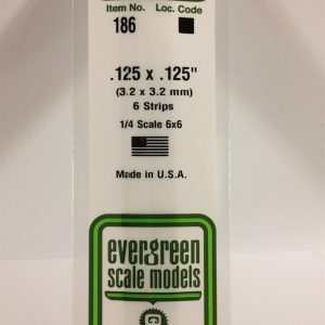 3 20*3 20*355 Mm Köşeli Çubuk-6 Adet -Beyaz, Evergreen 186