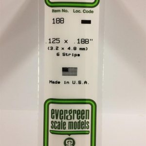 3 20*4 80*355 Mm Köşeli Çubuk-6 Adet -Beyaz, Evergreen 188