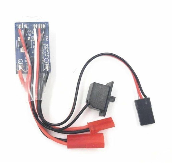 20 Amper Elektronik Hız Kontrol Fırçalı Motor için Frenli 3.0V-9.4V - Görsel 2