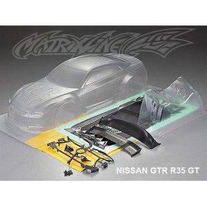 1/10 Nissan Gtr R35 Gt PC Body Shell, Matrixline 201403