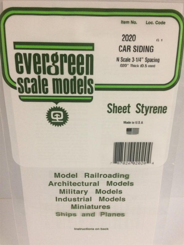150*300Mm Konteynır Yan Kaplama-N Scale-0 50M, Evergreen 2020