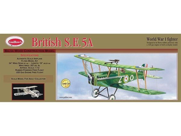 202Lc 1/14 British Se5A Model Kit, Laser Cut
