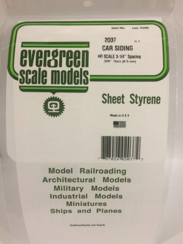 150*300Mm Konteynır Yan Kaplama-Ho Scale-0 50, Evergreen 2037