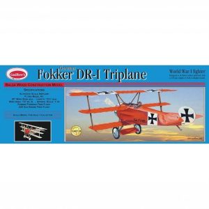 204Lc 1/16 Fokker Triplane Model Kit, Laser Cut