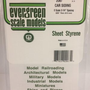 150*300Mm Konteynır Yan Kaplama-O Scale-0 50M, Evergreen 2067
