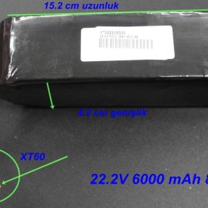 22.2V-6000 Mah-60C-6S Lipo Pil, Yuntong