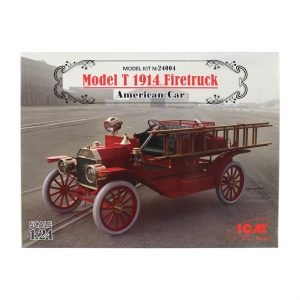 1/24 Model T 1914 Firetruck American Car Maketi, ICM 24004