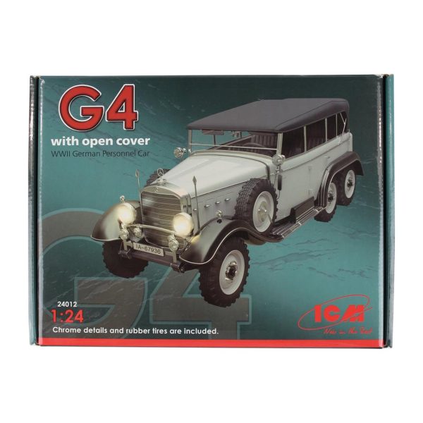 Scale 1:24-Typ G4 With Open Cover WWII Germ Maketi, ICM 24012
