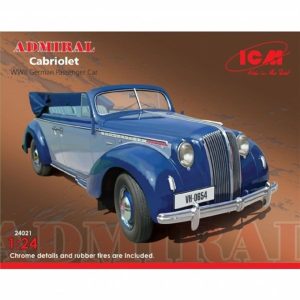 Scale 1:24 Admiral Cabriolet WWII German Pa Maketi, ICM 24021