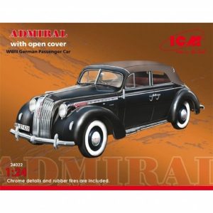 Admiral Cabriolet With Open Cover WWII Germ Maketi, ICM 24022