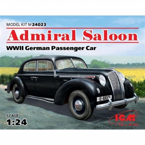 Admiral Saloon WWII German Passenger Car Maketi, ICM 24023