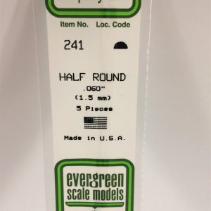 1 50*355 Mm Yarım Daıre Cubuk-5Adet -Beyaz, Evergreen 241