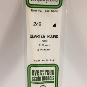 2 00*355 Mm Ceyrek Daıre Cubuk-3Adet -Beyaz, Evergreen 249