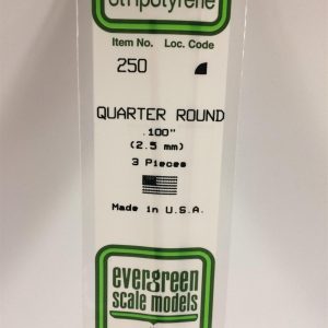 2 50*355 Mm Ceyrek Daıre Cubuk-3Adet -Beyaz, Evergreen 250