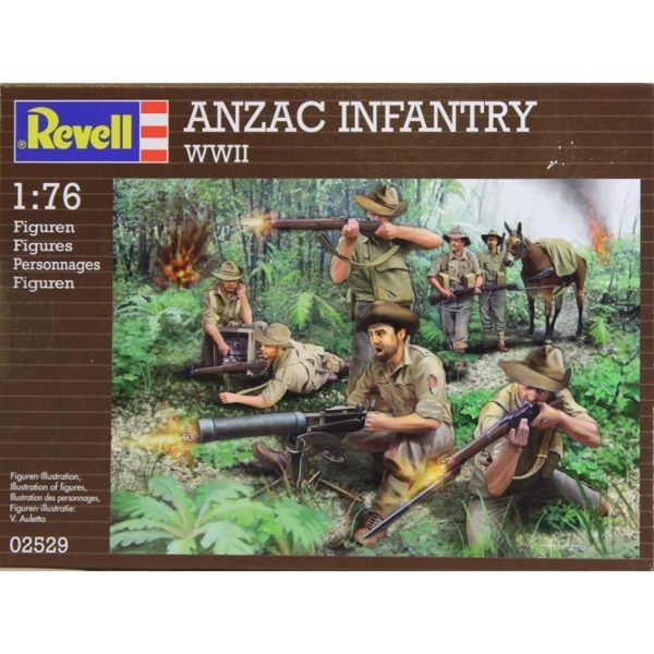 1/76 Anzacs Infantry WWII, Revell 02529