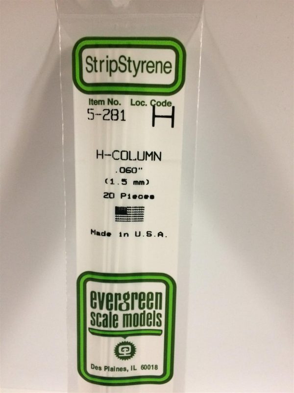 1 5*355 Mm H Profıl-4Adet -Beyaz, Evergreen 281