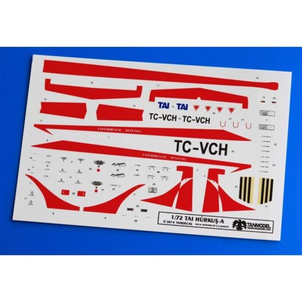 1/72 Taı Hürkuş-A Maketi, Tan Model 2904 - Görsel 2