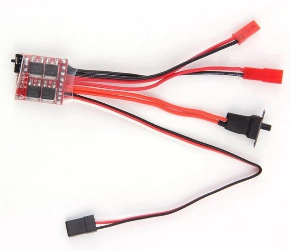 30 Amper Elektronik Hız Kontrol Fırçalı Motor için İleri ve Geri Frenli 3.0V-9.4V - Görsel 4