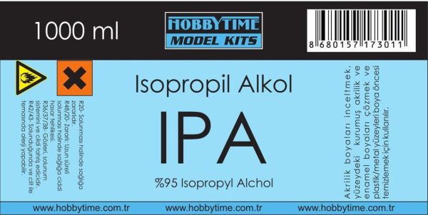 İzopropil Alkol-1000 Ml., Hobbytime 301 - Görsel 2
