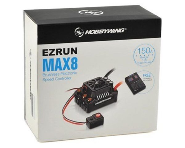 EzRun MAX8 V3 Fırçasız Motor için ESC TRX Soketli, Hobbywing 30103201 - Görsel 4