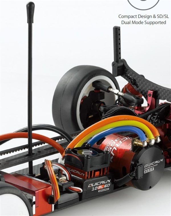 QuicRun 10BL60 Sensörlü Fırçasız Motor İçin ESC, Hobbywing 30108000 - Görsel 4