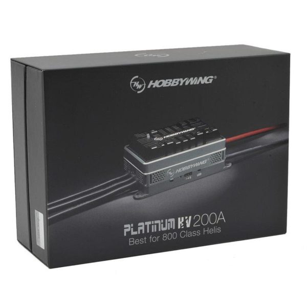 Platinum PRO V4-200A Yüksek Voltaj Opto Fırçasız Motor için ESC, Hobbywing 30209100