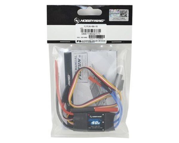 Flyfun Serisi 40 Amper 3-6S LiPo 44 Gram Fırçasız Uçak Motoru için ESC, Hobbywing 30214002