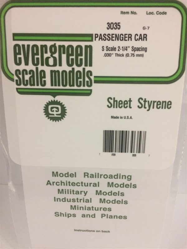 150*300Mm Konteynır Kaplama-S Scale-0 75Mm Th, Evergreen 3035
