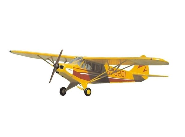 303Lc 1/18 Piper Cub 95 Model Kit, Laser Cut - Görsel 2