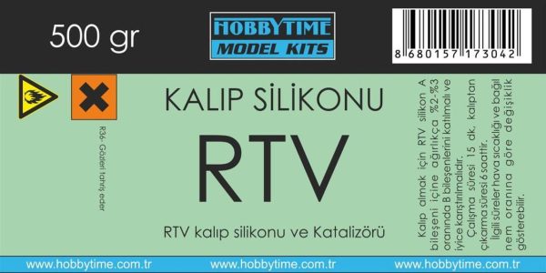 Rtv Silikon + Katalizörü-500 Gram, Hobbytime 304