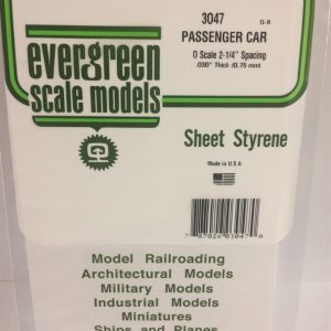 150*300Mm Konteynır Kaplama-O Scale-0 75Mm Th, Evergreen 3047