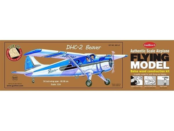 305Lc 1/24 Dhc-2 Beaver Model Kit, Laser Cut